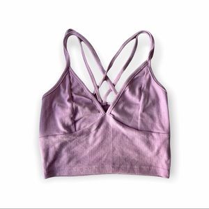 SHEIN cross back strappy crop top